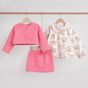 Set for girls Flamingo Textil, color: Pink , size: 86, sku 129-804 129-804