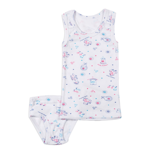 Set for girls Flamingo White, size: 74, sku 191-1007