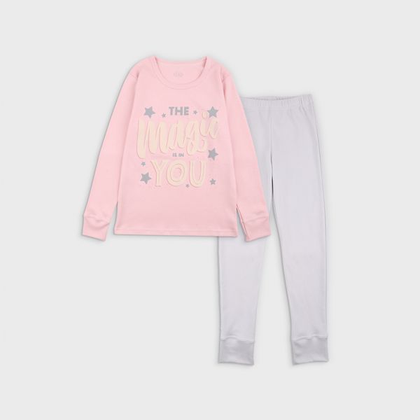 Girls pajamas Flamingo, color: Powder, size: 140, sku 247-090