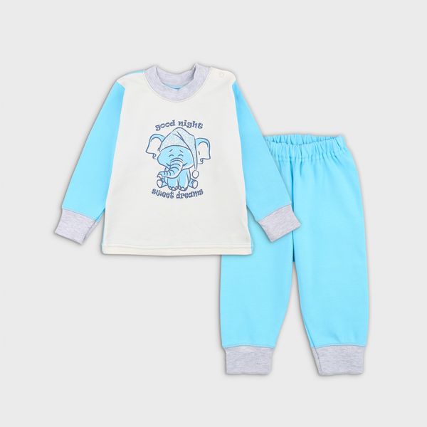 Nursery pajamas Flamingo, color: Aqua, size: 80, sku 613-212