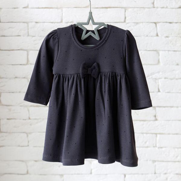 Сукня для дівчаток Фламінго, колір: Сірий, розмір: 74, арт. 219-1109 219-1109 фото