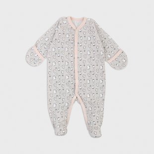 Baby overalls Flamingo, color: Beige, size: 62, sku 669-091