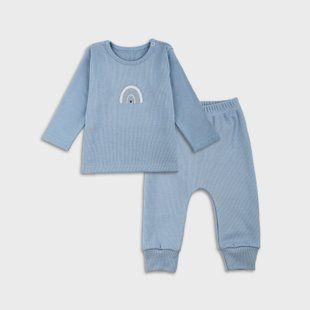 Children's set Flamingo, color: Grey-blue, size: 80, sku 156-1109 156-1109