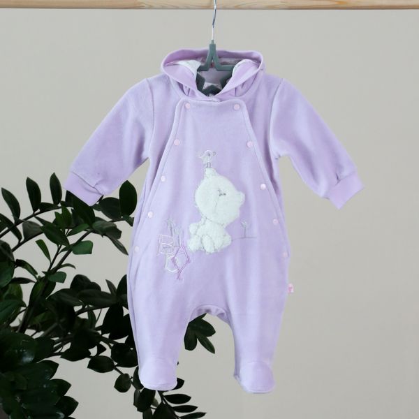 Baby overalls Flamingo, color: Lilac, size: 56, sku 527-519