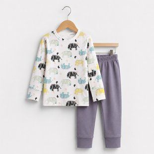 Pajamas for boys from Flamingo, color: Gray, size: 116, sku 256-217 256-217