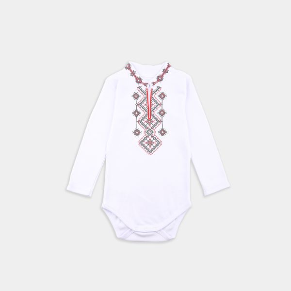 Bodysuit baby Flamingo White, size: 68, art. 105-204