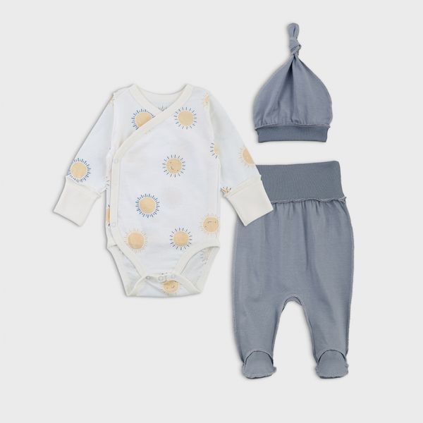 Flamingo nursery set, color: Grey-blue, size: 56, sku 433-100