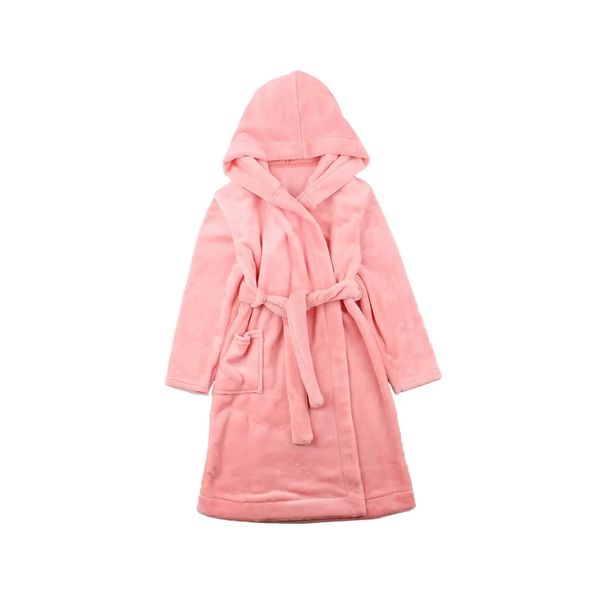 Flamingo bathrobe for girls Powder, size: 122, sku 883-909