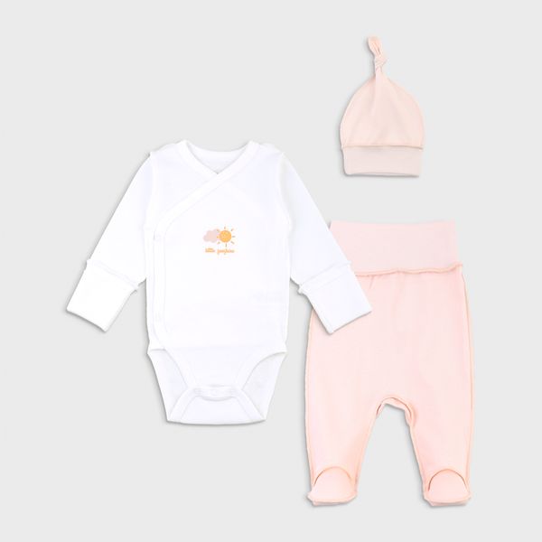 Nursery set 3 items Flamingo, color: Lactic, size: 56, sku 433-101