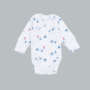 Bodysuit baby Flamingo White, size: 56, art. 146-1009