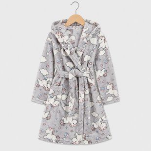 Children's bathrobe Flamingo, color: Gray, size: 122, sku 883-910 883-910