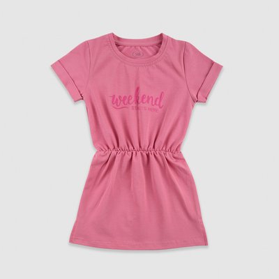 Сукня для дівчат Фламінго, колір: Темно-рожевий, розмір: 140, арт. 725-417 725-417 фото