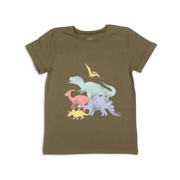 T-shirt for boys Flamingo Khaki, size: 134, арт. 842-416