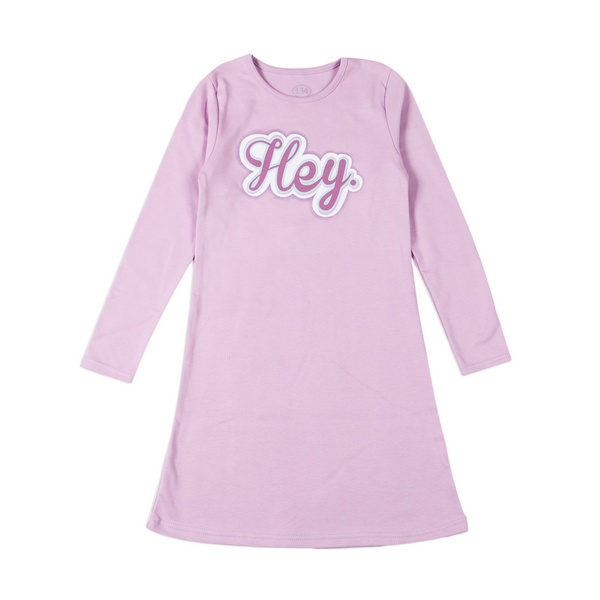 Нічна сорочка для дівчинки Фламінго, колір: Бузковий, розмір: 110, арт. 234-211 234-211 фото
