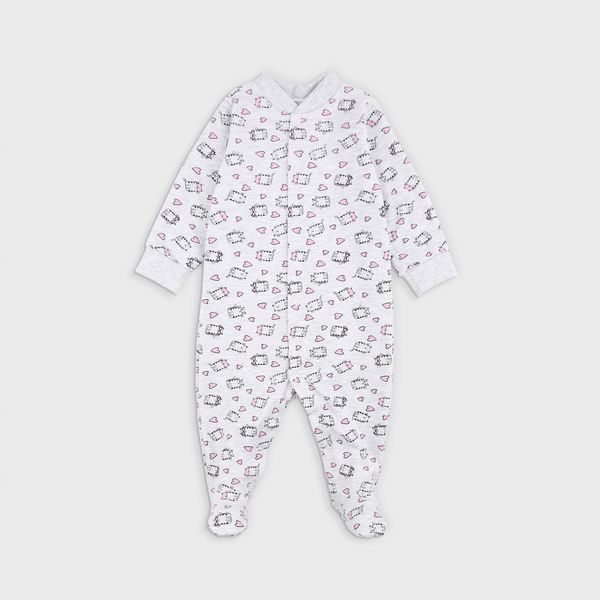 Baby overalls Flamingo, color: Melange, size: 68, sku 647-094