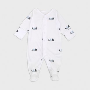 Baby overalls Flamingo, color: White, size: 62, sku 365-103