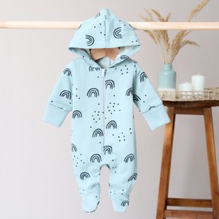 Rompers for children Flamingo, color: Mint, size: 56, sku 609-310