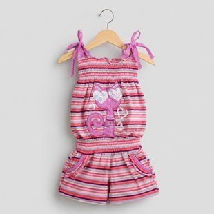 Flamingo Jumpsuit for Girls, color: Coral, size: 116, sku 821-422 821-422