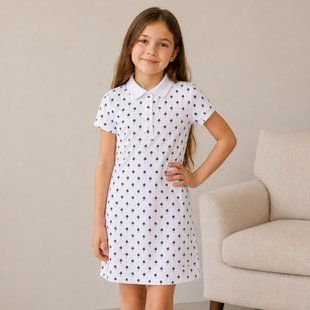 Сукня для дівчат Фламінго, колір: Білий , розмір: 128, арт. 700-1305 700-1305