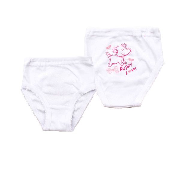Panties for girls Flamingo, color: White, size: 98, sku 002-1006К