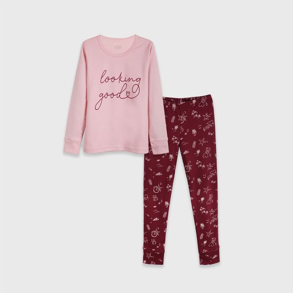 Пижама для девочек Фламинго Пудровый, размер: 122, арт. 247-054 247-054 фото