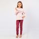 Pajamas for girls Flamingo Powder, size: 122, sku 247-054