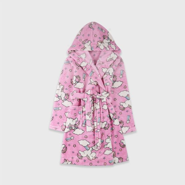Children's bathrobe Flamingo Pink, size: 122, sku 883-910