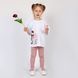 Children's T-shirt Flamingo, color: White, size: 116, sku 1005-417 1005-417 #1