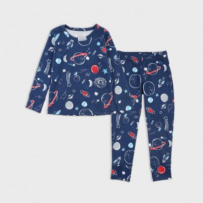 Пижама для мальчика Фламинго, цвет: Темно-синий, размер: 116, арт. 256-093 256-093 фото