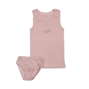 Set for girls Flamingo, color: Cappuccino, size: 116, sku 215-1006