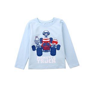 Jumper with print for boys Flamingo Menthol, size: 116, арт. 186-416 186-416
