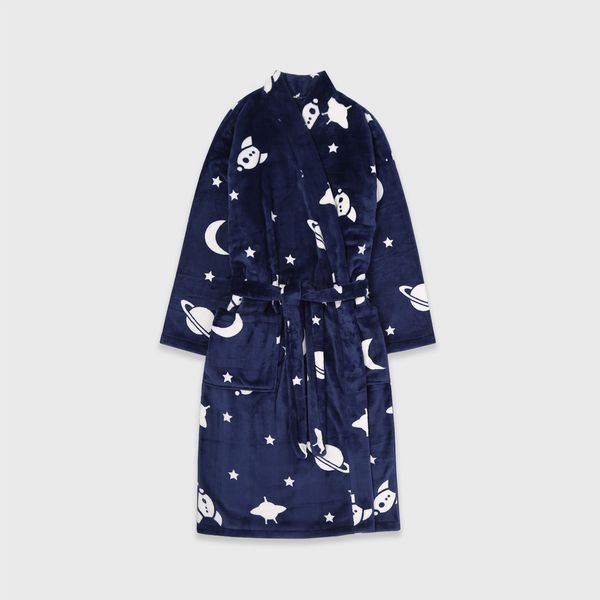 Men's bathrobe Blue, size: M-L, sku 063-910 063-910