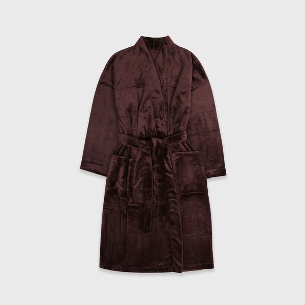 Чоловічий халат на запах, колір: Коричневий, розмір: XL-XXL, арт. 063-909 063-909