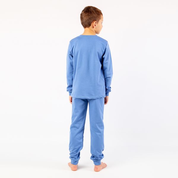 Children's pajamas Flamingo, color: Jeans, size: 140, sku 329-111