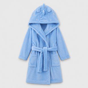 Children's bathrobe Flamingo, color: Light blue, size: 134-140, sku 790-909 790-909