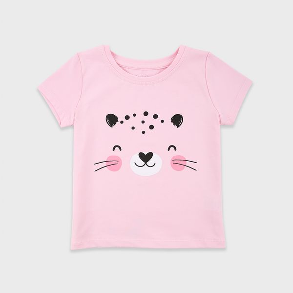 Children's T-shirt Flamingo, color: Pink, size: 92, sku 041-416