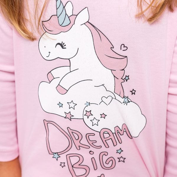 Pajamas for girls Flamingo, color: Pink, size: 98, sku 245-102