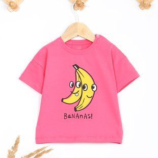 Children's T-shirt Flamingo, color: Crimson, size: 68, sku 452-417 452-417
