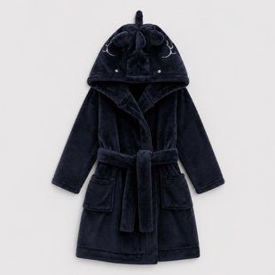 Children's bathrobe Flamingo, color: Dark blue, size: 98-104, sku 790-909 790-909