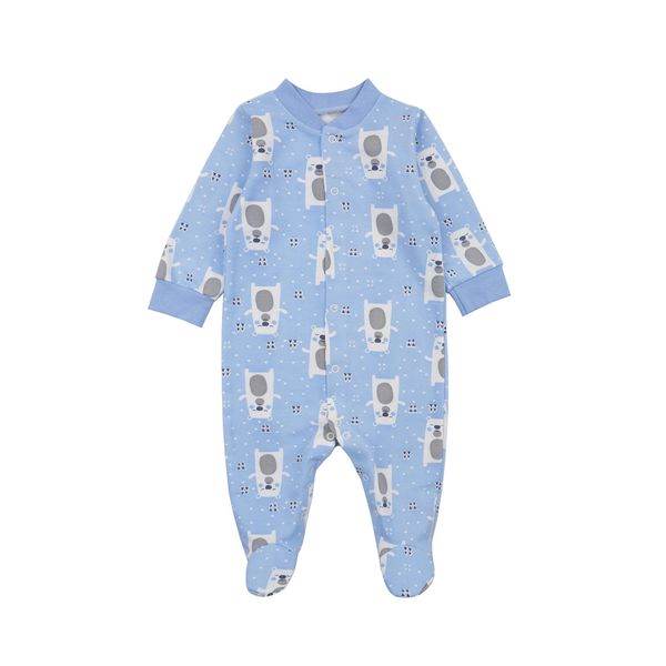 Toddler jumpsuit Flamingo Light blue, size: 68, sku 647-045
