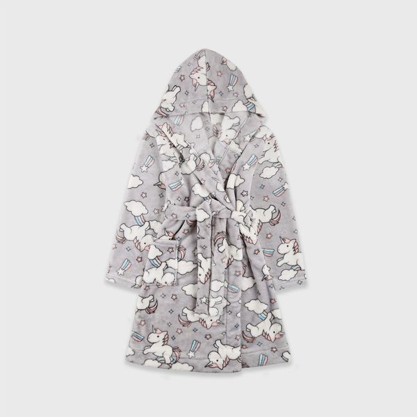 Children's bathrobe Flamingo Gray, size: 134, sku 883-910