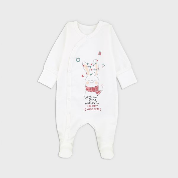 Baby overalls Flamingo, color: Lactic, size: 56, sku 108-096