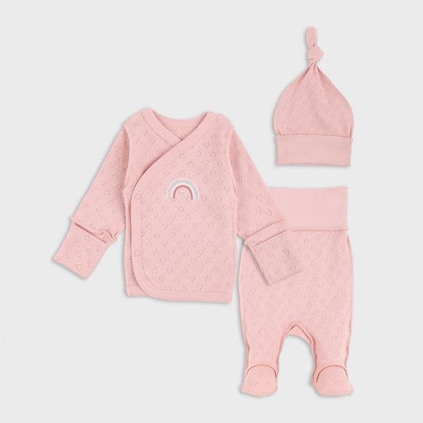 Nursery set Flamingo 3 items, color: Powder, size: 56, sku 445-098