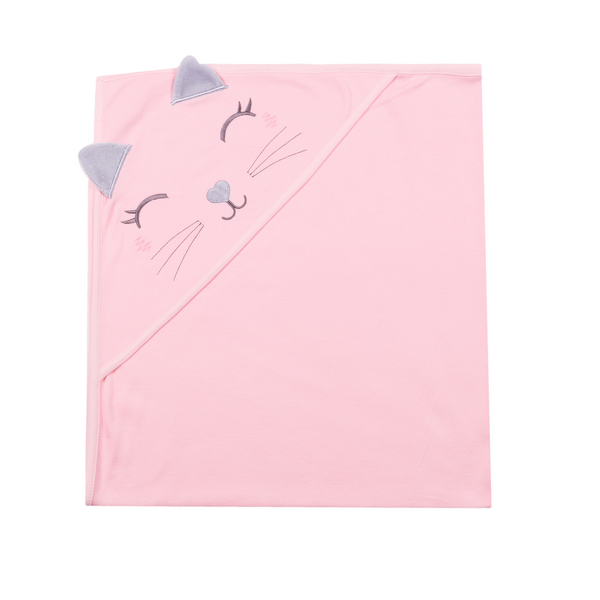 Towel diaper with a corner, color: Pink, size: 90 X 90, sku 618-212