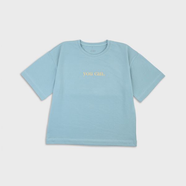 Children's T-shirt Flamingo, color: Mint, size: 152, sku 1005-417