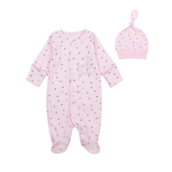 Комплект для новонароджених Фламінго, колір: Рожевий, розмір: 62, арт. 372-022 372-022 фото
