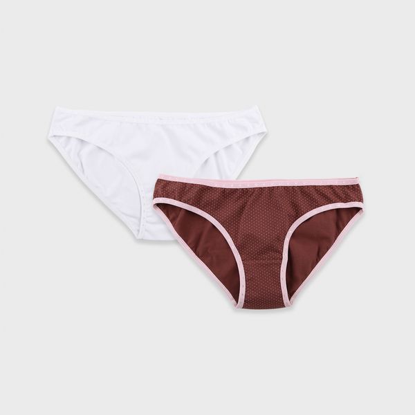 Briefs in a set of 2 pcs. Flamingo Brown, size: 104, sku 325-416
