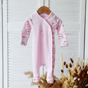 Baby overalls Flamingo, color: Pink, size: 62, sku 0864-221