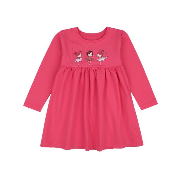 Платье для девочек Фламинго Коралловый, размер: 98, арт. 100-417 100-417 фото