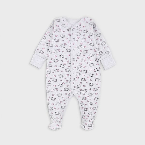 Baby overalls Flamingo, color: Melange, size: 56, sku 365-094